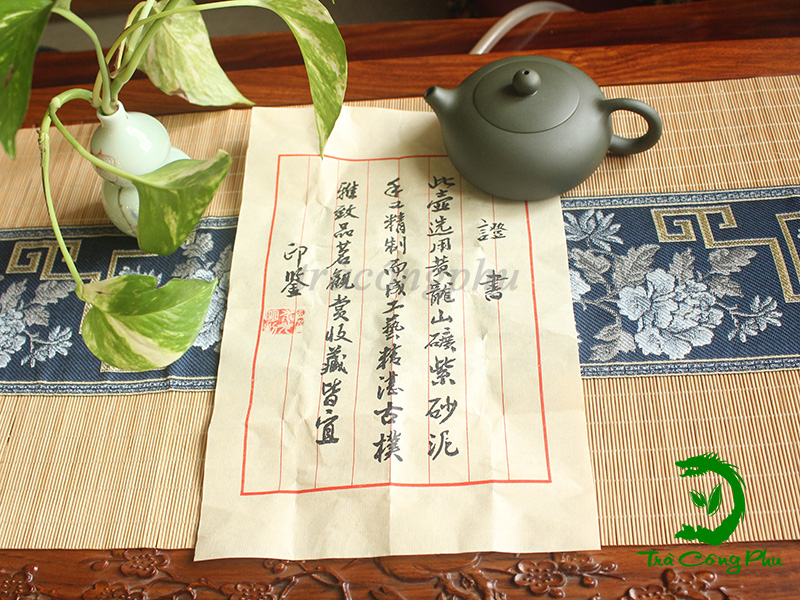 Ấm Tử Sa Tây Thi Lục Nê - ATS1166